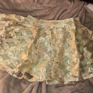 A love Riche lime skirt